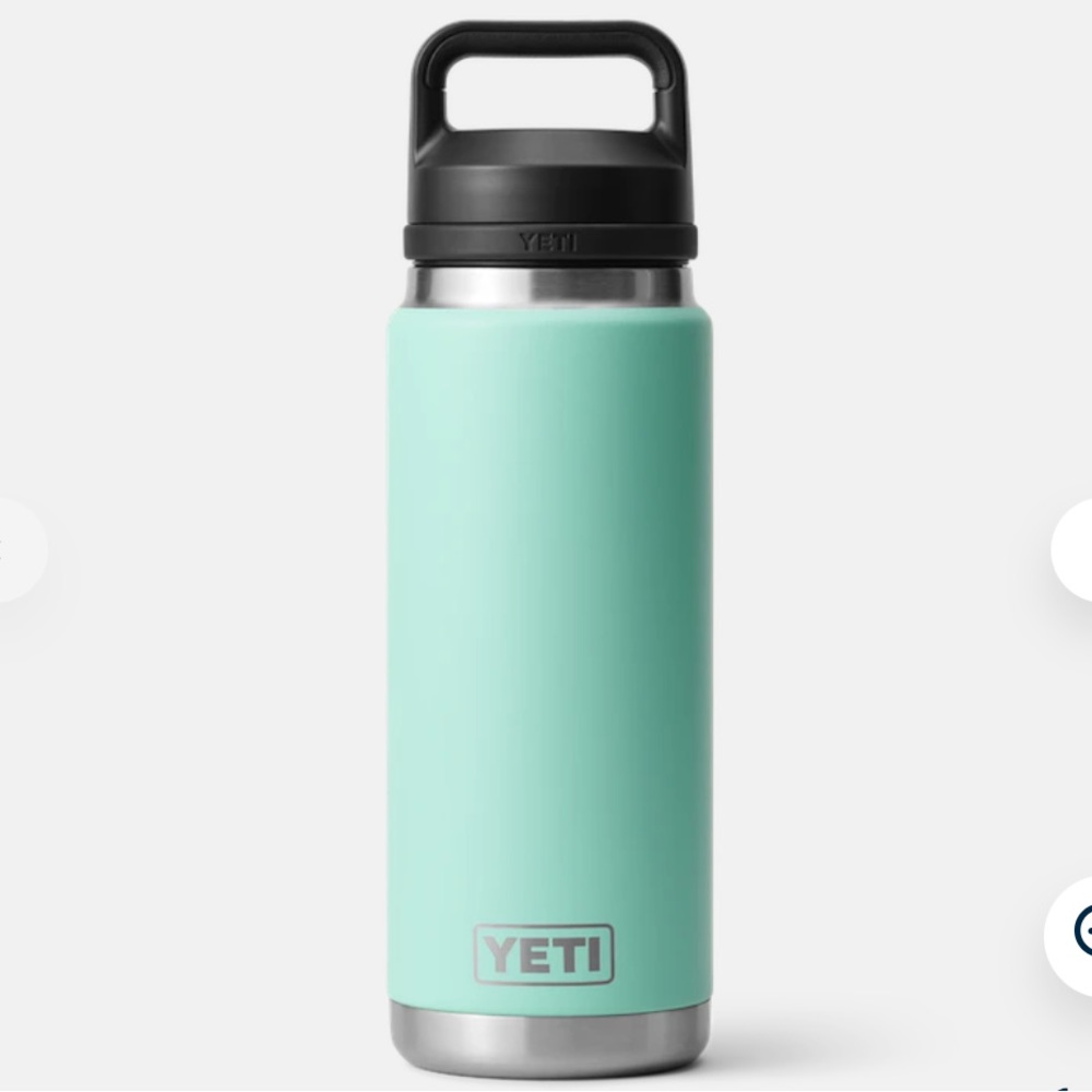 NWT YETI 🧊 18oz Water bottle thermos with chug opening insulated Seafoam green - Picture 5 of 7